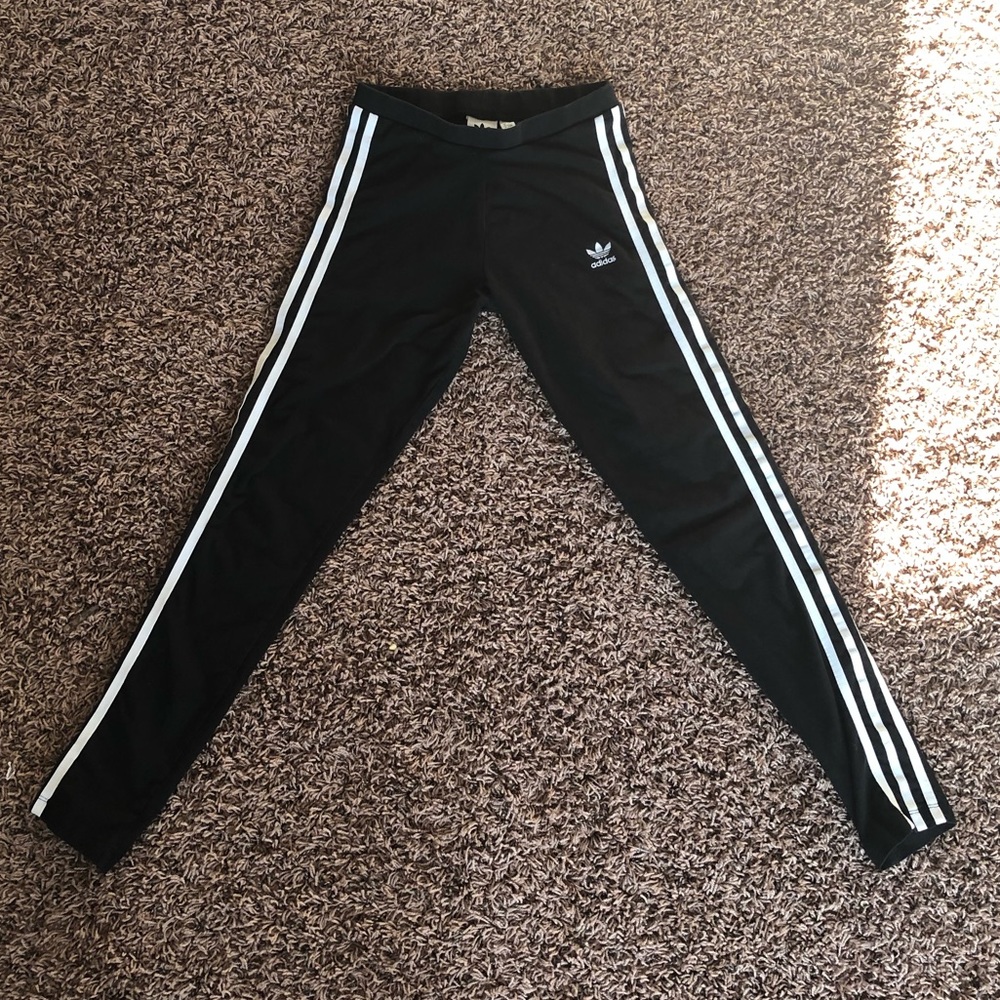 Three Stripped Adidas Leggings